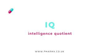 IQ  Intelligence Quotient  Pronunciation [upl. by Aisyle706]