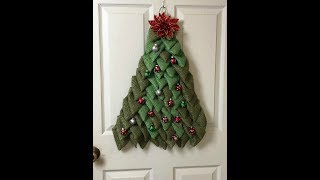 How To make a UTIC Poly Burlap Christmas Tree [upl. by Charles]