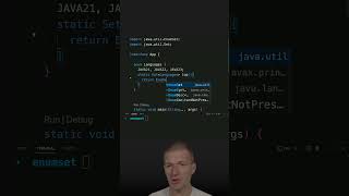 From Enum To Set with EnumSet java shorts coding airhacks [upl. by Naamann]