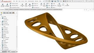 SolidWorks Surfacing  Solidworks Tutorial [upl. by Elleirda]