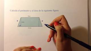 1º y 2º ESO Perímetro y áreas de figuras planas [upl. by Nnylrats]