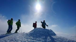 Schweden Skitouren Freeride AlpinschuleBERGFALKE [upl. by Hamo]