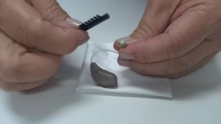 How to Clean a RIC Receiverinthecanal Hearing Aid [upl. by Ylrehs]