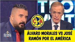 ENFRENTADOS Álvaro Morales y José Ramón Fernández por el América y su favoritismo  Futbol Picante [upl. by Idihsar634]