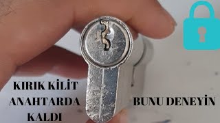 Anahtar kilidin içinde kırıldı KESİN ÇÖZÜM [upl. by Perce591]