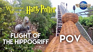 Flight of the Hippogriff Full Ride POV  Wizarding World of Harry Potter  Universal Orlando [upl. by Ycnahc]