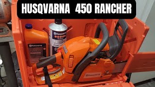 I bought a Husqvarna 450 Rancher Chainsaw [upl. by Ethelstan771]