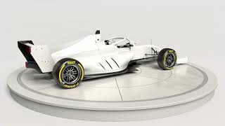 Formula 4 Tatuus F4T421 2024 Race Car White Mockup PBR 3D model [upl. by Snevets]