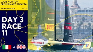 Luna Rossa Prada Pirelli vs INEOS Britannia  Full Race 24082024 [upl. by Enirroc]