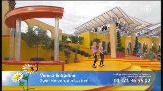 HQ  Verena und Nadine  Zwei Herzen ein Lachen  29062014  Immer wieder Sonntags [upl. by Tik17]