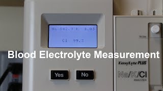 Blood Electrolyte Measurement [upl. by Elleinod]