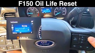 2021 For f150 oil life reminder reset [upl. by Ennairda]