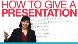 How to give a presentation in English [upl. by Anytsirk]