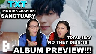 SLAY KINGS Sisters React to TXT 투모로우바이투게더 The Star Chapter SANCTUARY ALBUM PREVIEW [upl. by Naitirb]