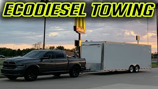 TOWING HEAVY WITH RAM 1500 ECO DIESEL  DAY 2 ROAD TO MOPARTY [upl. by Townshend]