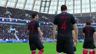 World Cup 2018 Finals Croatia vs France Full Match Sim FIFA 18 [upl. by Debera]