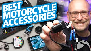 Best motorcycle gadgets for 2024  36 accessories YOU need [upl. by Elocn]