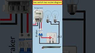 Wiring Like a PRO Two Switches Two Sockets and Two Bulbs Made Easy [upl. by Leipzig]