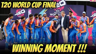 Last Over 🔥 Winning Moment Today Match India Vs South Africa T20 WORLD CUP Final [upl. by Nysila498]