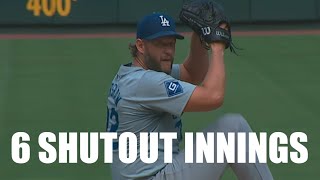 Clayton Kershaw Throws 6 Shutout Innings with Only 70 Pitches vs Cardinals [upl. by Inge638]