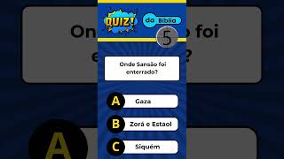 Você Sabe Tudo Sobre Sansão Descubra Neste Quiz Bíblico cristãodiligente quiz conhecimentos [upl. by Drofyar]