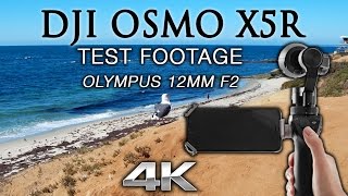 DJI OSMO ZENMUSE X5R Olympus 12mm 4K Test Footage  Virtual Hike in La Jolla California [upl. by Anneh777]