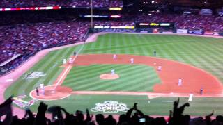 2011 WS Game 6  David Frees GameTying Triple [upl. by Lamori870]