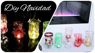 FAROLES PARA NAVIDAD CON BOTELLA DE PLASTICO 🎄 MANUALIDADES PARA NAVIDAD [upl. by Evanthe]