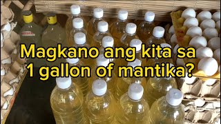 MAGKANO ANG KITA SA ISANG GALON NA MANTIKABUSINESS IDEAS [upl. by Attennod900]