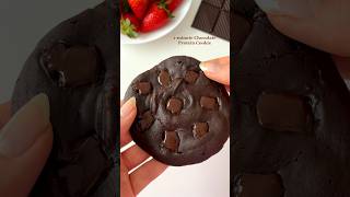 1minute Chocolate Protein Cookie😍 quickdessert easydessert highprotein [upl. by Anem]