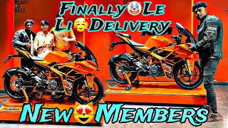 Taking🥳Delivery Of  KTM🥰Rc200 Motogp Finally le li bike dost ne😻 Rc Famliy [upl. by Yliram909]