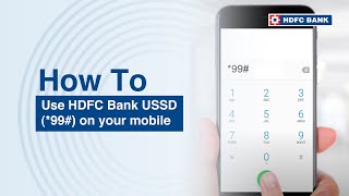 Use HDFC Bank USSD 99 on your mobile [upl. by Koval]