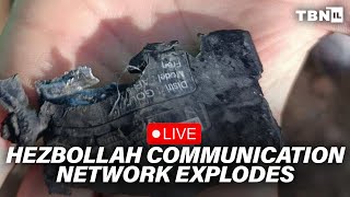 BREAKING NEWS Hezbollah Communication Network Explodes  TBN Israel [upl. by Elokcin]