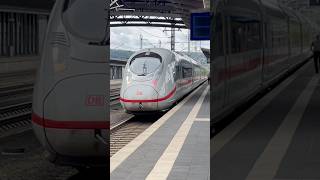 ICE3neo Abfahrt aus Montabaur trainspotting train railway ice db [upl. by Drofyar362]