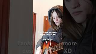 Here we go again  Paramore pero es cuarentena cover music guitar [upl. by Marih]