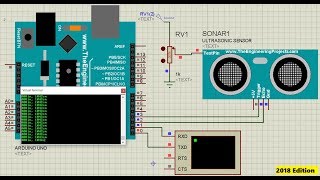 How to Add And Simulate Ultrasonic Sensor Library to Proteus   2018 Edition [upl. by Dzoba]