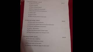 5th std social science 2nd term 2nd mid term exam question paper 2024 [upl. by Mariellen]