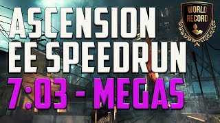 ASCENSION EASTER EGG SPEEDRUN  WORLD RECORD 704  WR  QUICKEST BO3 EE SPEEDRUN [upl. by Notgnihsaw]