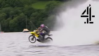 Hydroplaning Bike  Speed with Guy Martin [upl. by Aniroz]