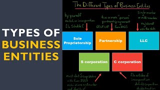 The Different Types of Business Entities in the US [upl. by Nevak]