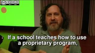 Richard Stallman speak spanish [upl. by Ahsienaj]