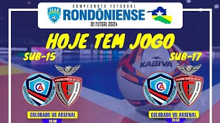 CAMPEONATO ESTADUAL RONDONIENSE DE FUTSAL SUB 15 e 17 [upl. by Einhpets]