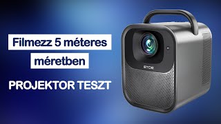 Filmezz 5 méteres méretben  projektor teszt teszt film [upl. by Arrej]