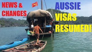 Vietnam Tourist Visa Update For Australians  Vietnam Travel 2022 [upl. by Hibbs]