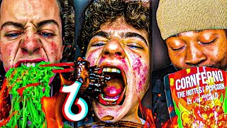 EXTREME Spicy Food TikTok Compilation 56🥵🌶 [upl. by Naiva]