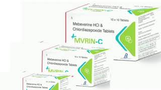 MVRIN C Tablets Mebeverine HCI amp Chlordiazepoxide Tablets [upl. by Yllier600]