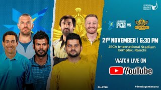 Live Southern Super Stars VS Urbanrisers Hyderabad  Legends League Cricket 2023  Match 3 [upl. by Ymmas]