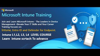 Learn Intune From Beginners To Advance Level  Intune MDM L1 L2 L3 L4 Level Course RealTime Class [upl. by Irmgard]