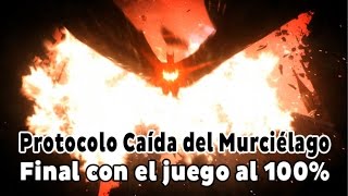 Batman Arkham Knight  Final con el juego al 100  Logro  Trofeo Caída del murciélago [upl. by Inama854]