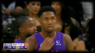 Toronto Raptors vs LA Lakers  First Half Highlights  Nov 10 2024 [upl. by Obnukotalo]